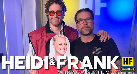Heidi and Frank with guest TJ Miller