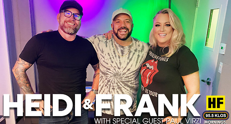 Heidi and Frank with guest Paul Virzi